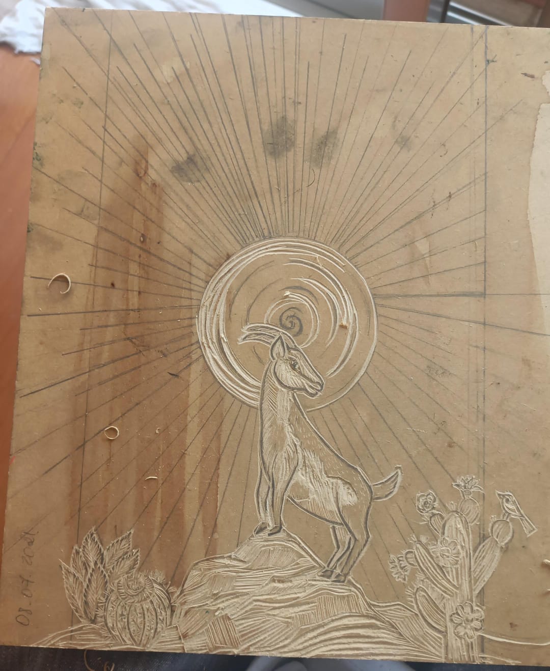 Xilogravura - Lucélia Borges