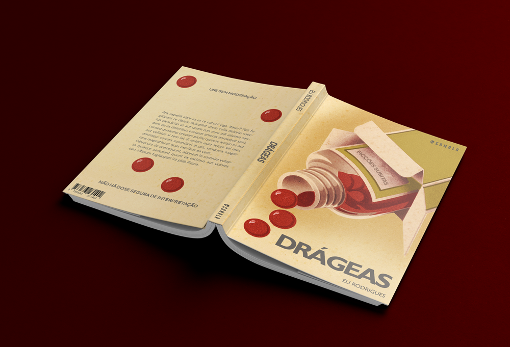capa aberta de drágeas