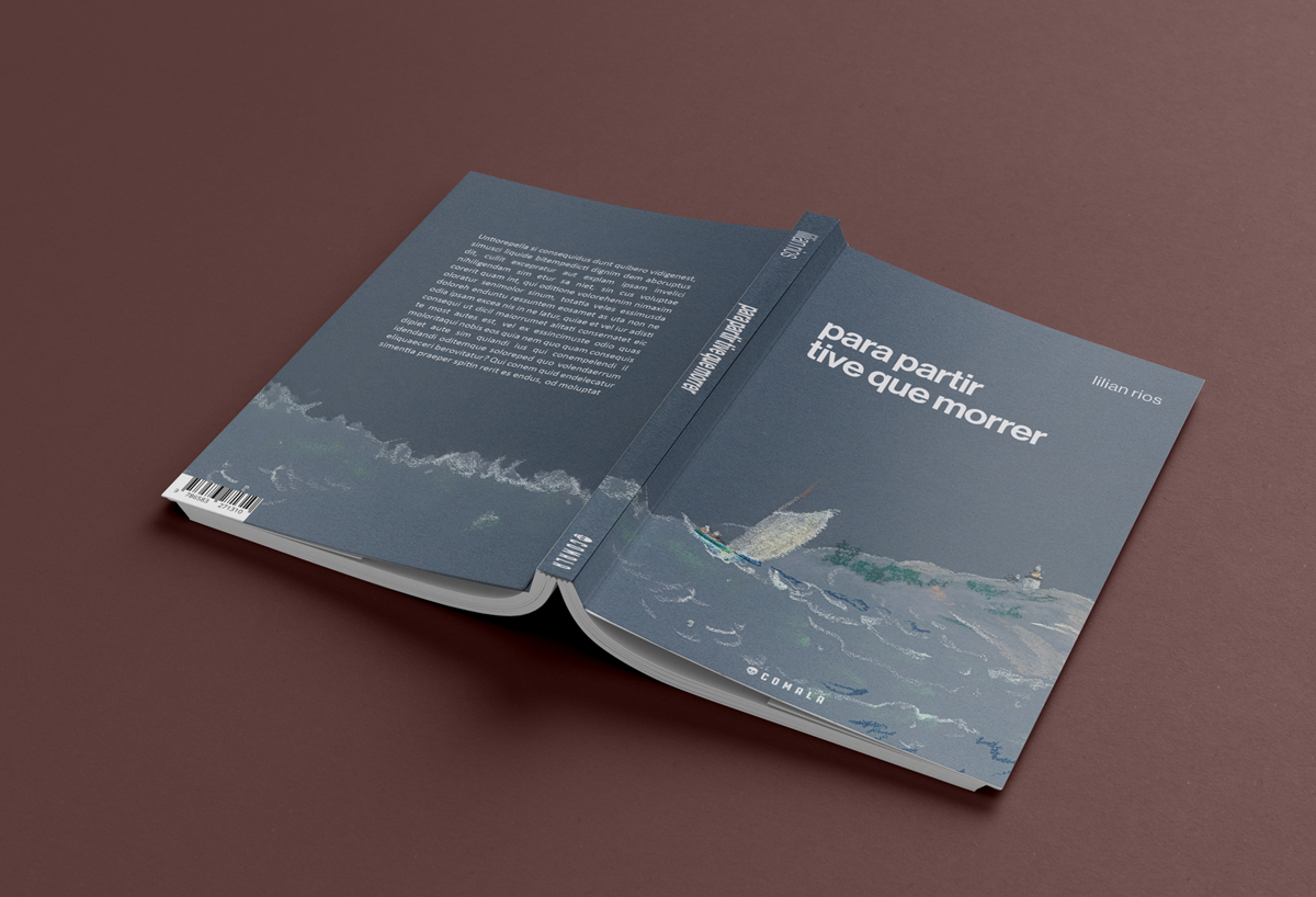 capa aberta do livro "para partir tive que morrer"