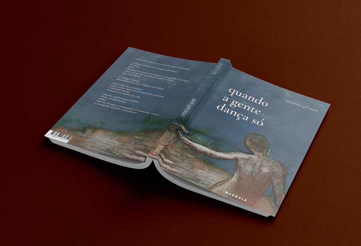 capa aberta do livro - quando a gente dança só