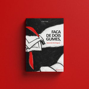 capa do livro faca de dois gumes, boca de três línguas